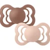 Bibs 2Pk Supreme Sil. Str.1 Woodchuck/Blush