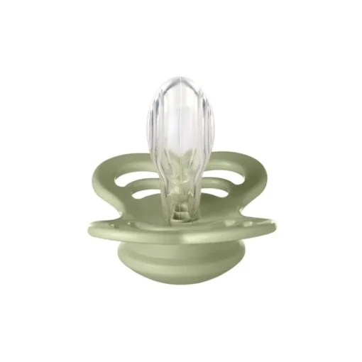 Bibs 2Pk Supreme Silikone Str.2, Sage/Hunter Green