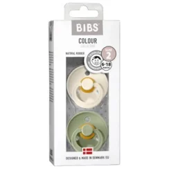 Bibs 2Pk. Sutter Str. 2, Ivory/Sage