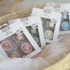 Bibs 'Try It'-Pakke Str.1, Blush