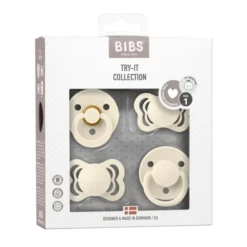 Bibs 'Try It'-Pakke Str.2, Ivory