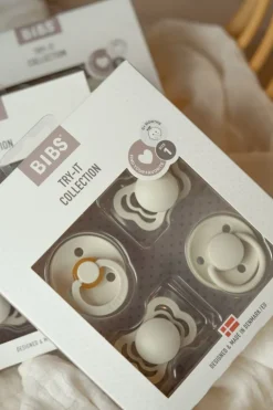 Bibs 'Try It'-Pakke Str.2, Ivory