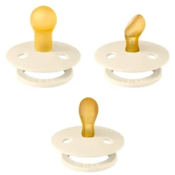 Bibs 'Try-It'-Pakke 3Stk Str.1, Ivory