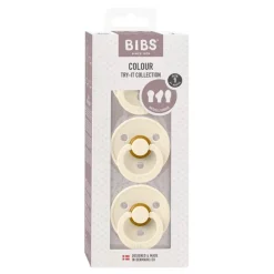 Bibs 'Try-It'-Pakke 3Stk Str.1, Ivory