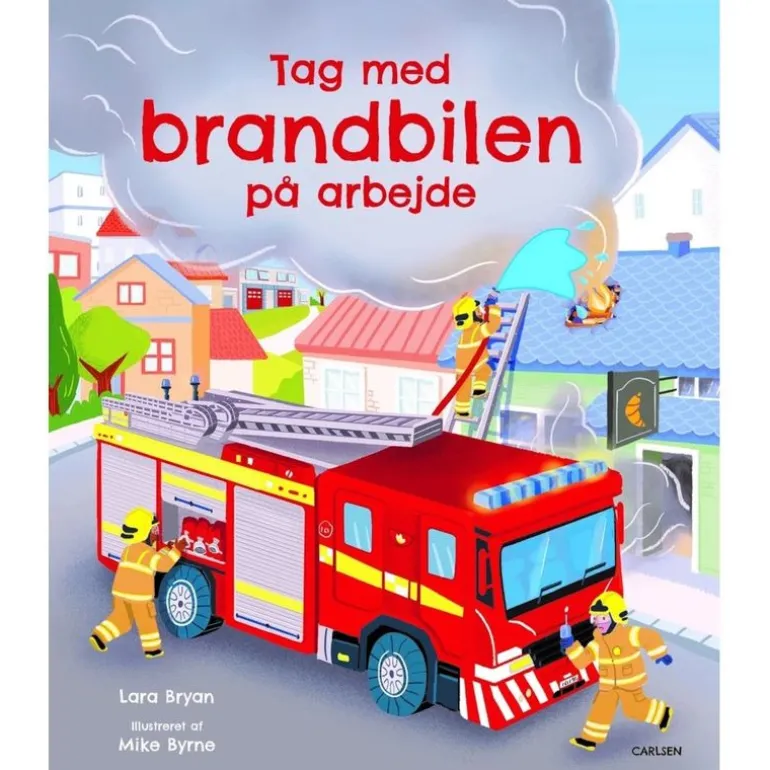 Bog Tag Med Brandbilen Pa Arbejde