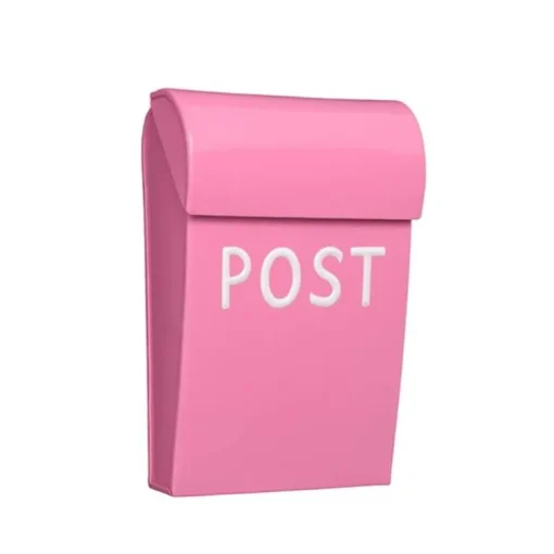 Bruka Postkasse Mini, Mork Rosa