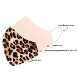 By Staer Mundbind Til Voksne Leopard
