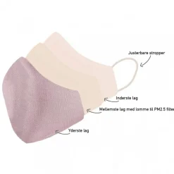 By Staer Mundbind Til Voksne Rosa