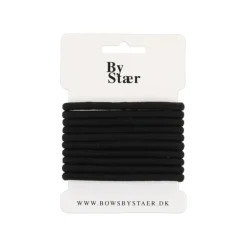 By Staer 10Stk Elastikker Basis - Sort