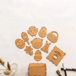 Crateit Mal Selv: Paskekassen, 9 Figurer