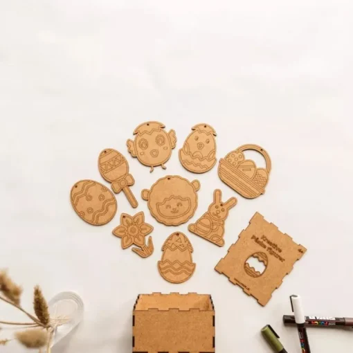Crateit Mal Selv: Paskekassen, 9 Figurer
