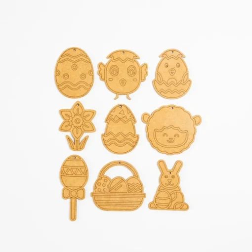 Crateit Mal Selv: Paskekassen, 9 Figurer