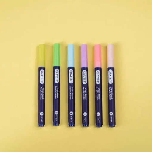 Crateit Pastel Tuscher 1Mm 6 Stk.