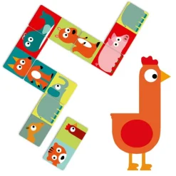 Djeco Domino Dyre-Puslerier