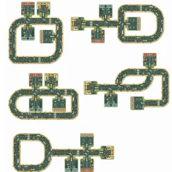 Djeco Gulvpuslespil 21 Brikker Veje