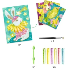 Djeco Kreativ Glitter, Dyrenes Karneval