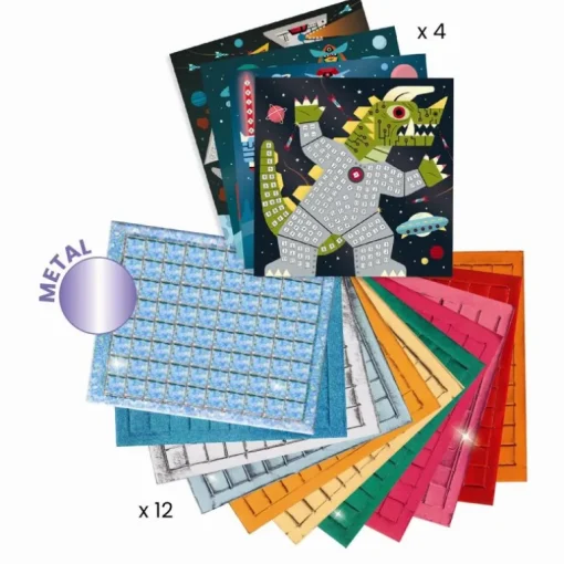 Djeco Kreativ Mosaik, Rum Krig