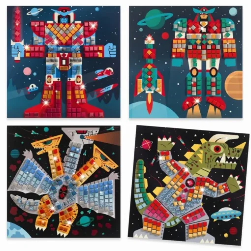 Djeco Kreativ Mosaik, Rum Krig