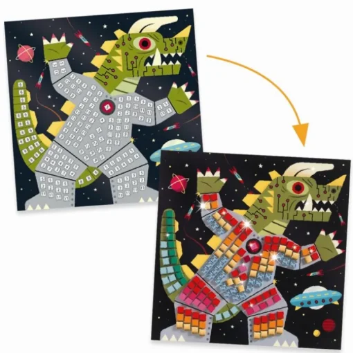 Djeco Kreativ Mosaik, Rum Krig