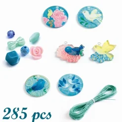 Djeco Kreativ Plastperler Fugle