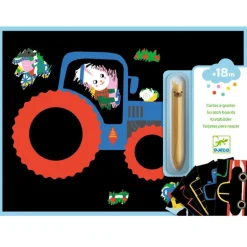 Djeco Kreativ Scratch, Koretojer