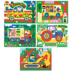 Djeco Kreativ Scratch, Koretojer
