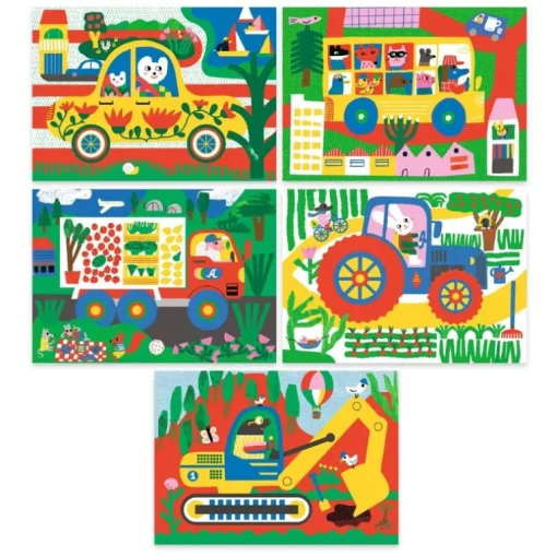 Djeco Kreativ Scratch, Koretojer