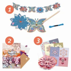 Djeco Kreativt Aktivitetsaet, Blomsterhaven