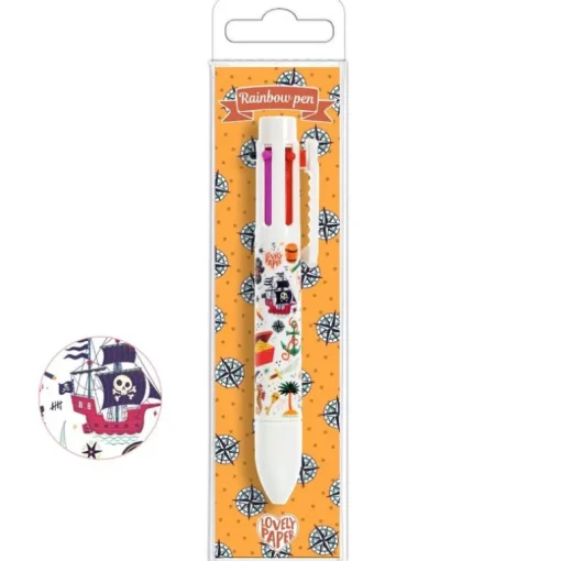 Djeco Lovely Paper Kuglepen, Steve Rainbow