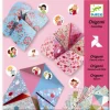 Djeco Origami - Flip-Flappere, Lyse Farver