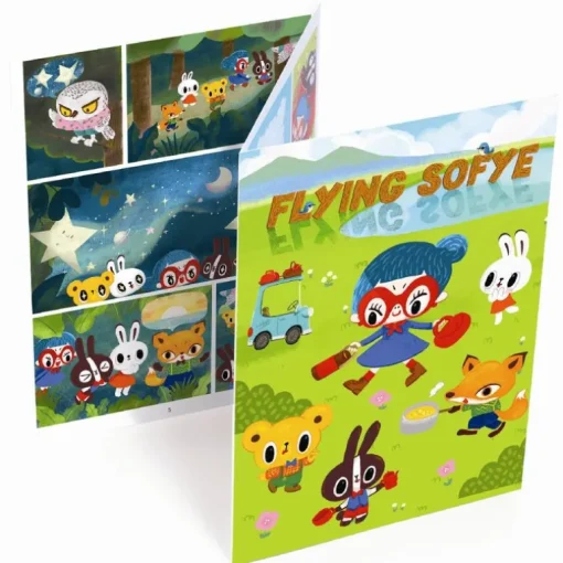 Djeco Overforingsbilleder, Flyvende Sofie