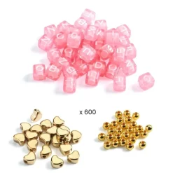 Djeco Perler Alfabet, Guld