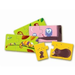 Djeco Pusle/Laerespil Mor Og Baby 2 Brikker (10 Par)