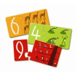 Djeco Puslespil Duo 'Numbers' 2 Brikker (10 Par)