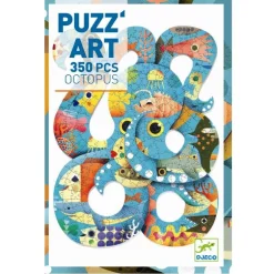 Djeco Puzz'Art Blaeksprutte, 350 Brikker
