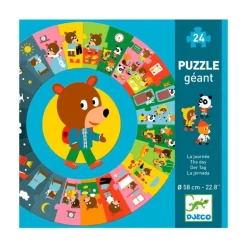Djeco Puzzle Geant The Day