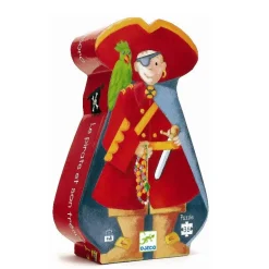 Djeco Silhuetpuslespil Pirat, 36 Brikker