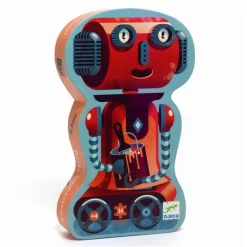 Djeco Silhuetpuslespil, Robot - 36 Brikker
