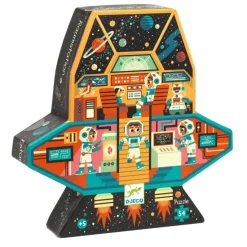 Djeco Silhuetpuslespil, Space Station 54 Brikker