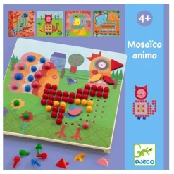 Djeco Stiftmosaik Dyr