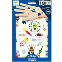 Djeco Tatoveringer Rummet Selvlysende