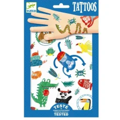 Djeco Tatoveringer Vilde Dyr