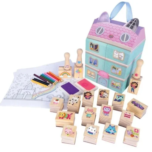 Gabby'S Dollhouse Kreasaet M. Stempler Og Blyanter
