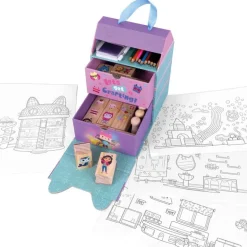 Gabby'S Dollhouse Kreasaet M. Stempler Og Blyanter