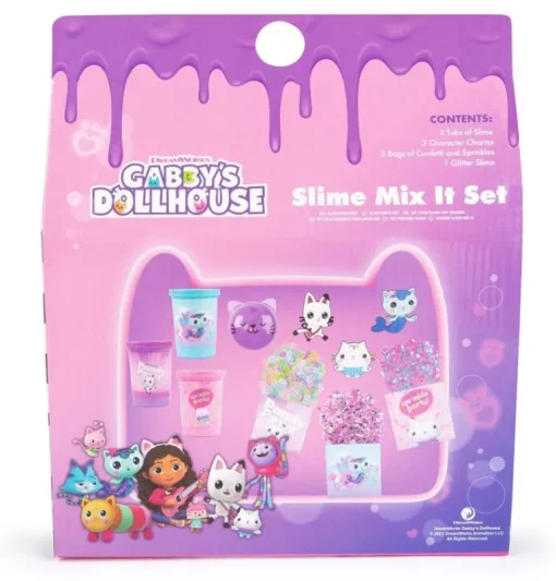 Gabbys Dollhouse Slime Mix It Set