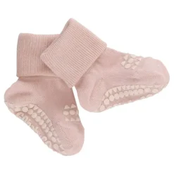 Gobabygo Bamboo Non-Slip Sokker 6-12Mdr. Soft Pink