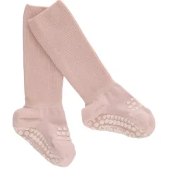 Gobabygo Bamboo Non-Slip Sokker 6-12Mdr. Soft Pink