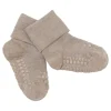Gobabygo Bambus Non-Slip Sokker 6-12Mdr. - Sand