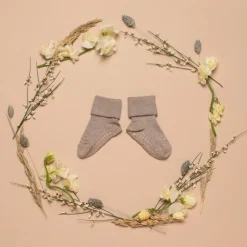 Gobabygo Bambus Non-Slip Sokker 0-6Mdr. - Sand