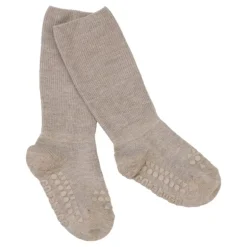 Gobabygo Bambus Non-Slip Sokker 6-12Mdr. - Sand